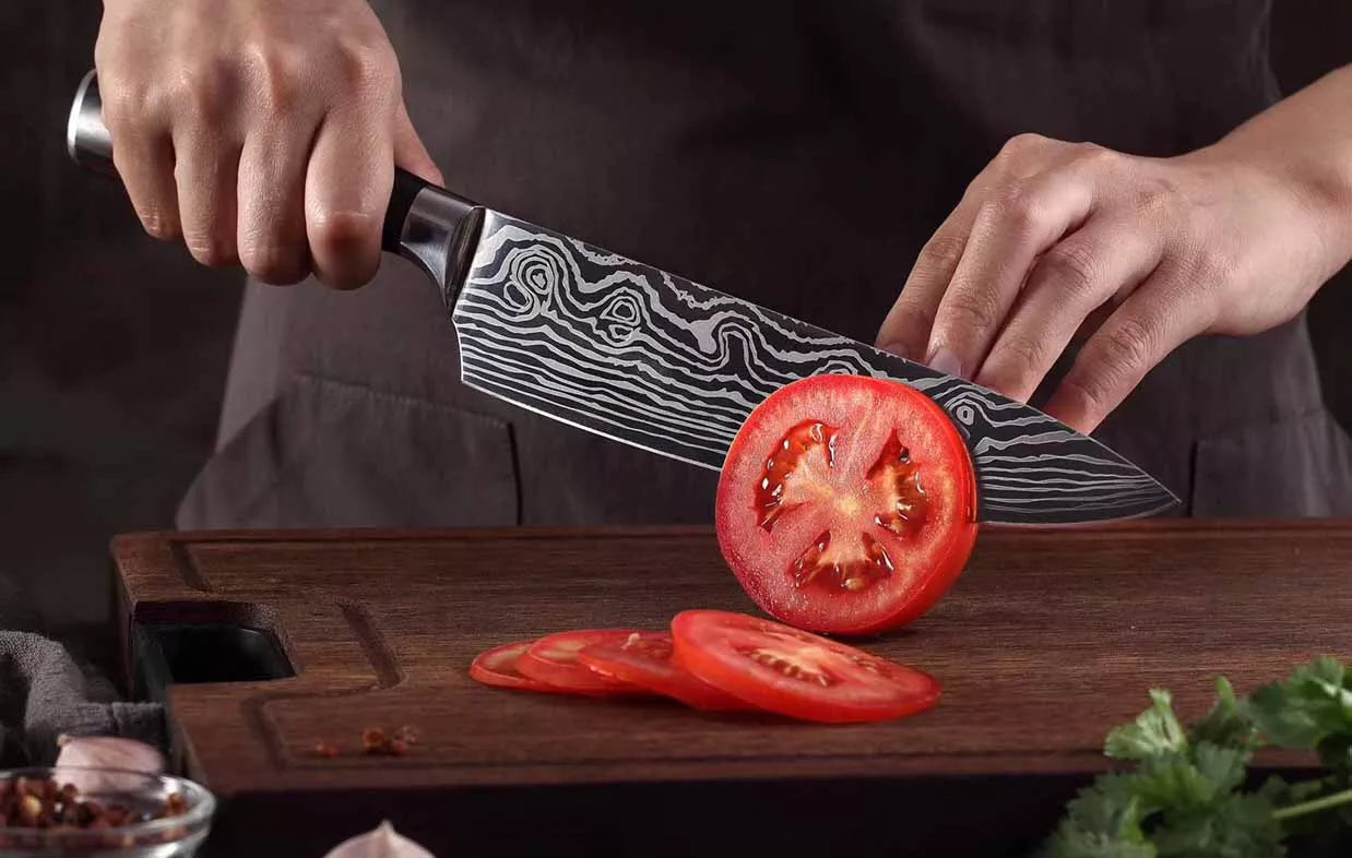 Domu Gyuto 8 Inch Chef Knife with Pakkawood Handle – DomuKnives